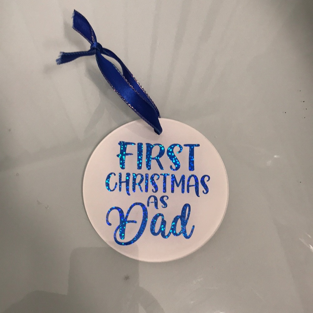 Handmade Acrylic Christmas Ornament